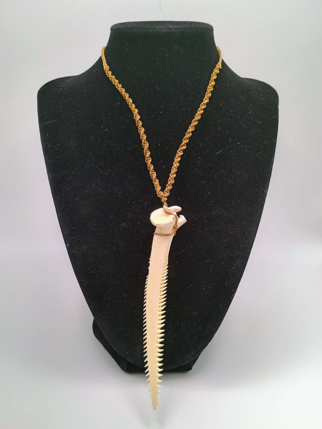 Unisex Handmade Adjustable Macrame Cord Necklace