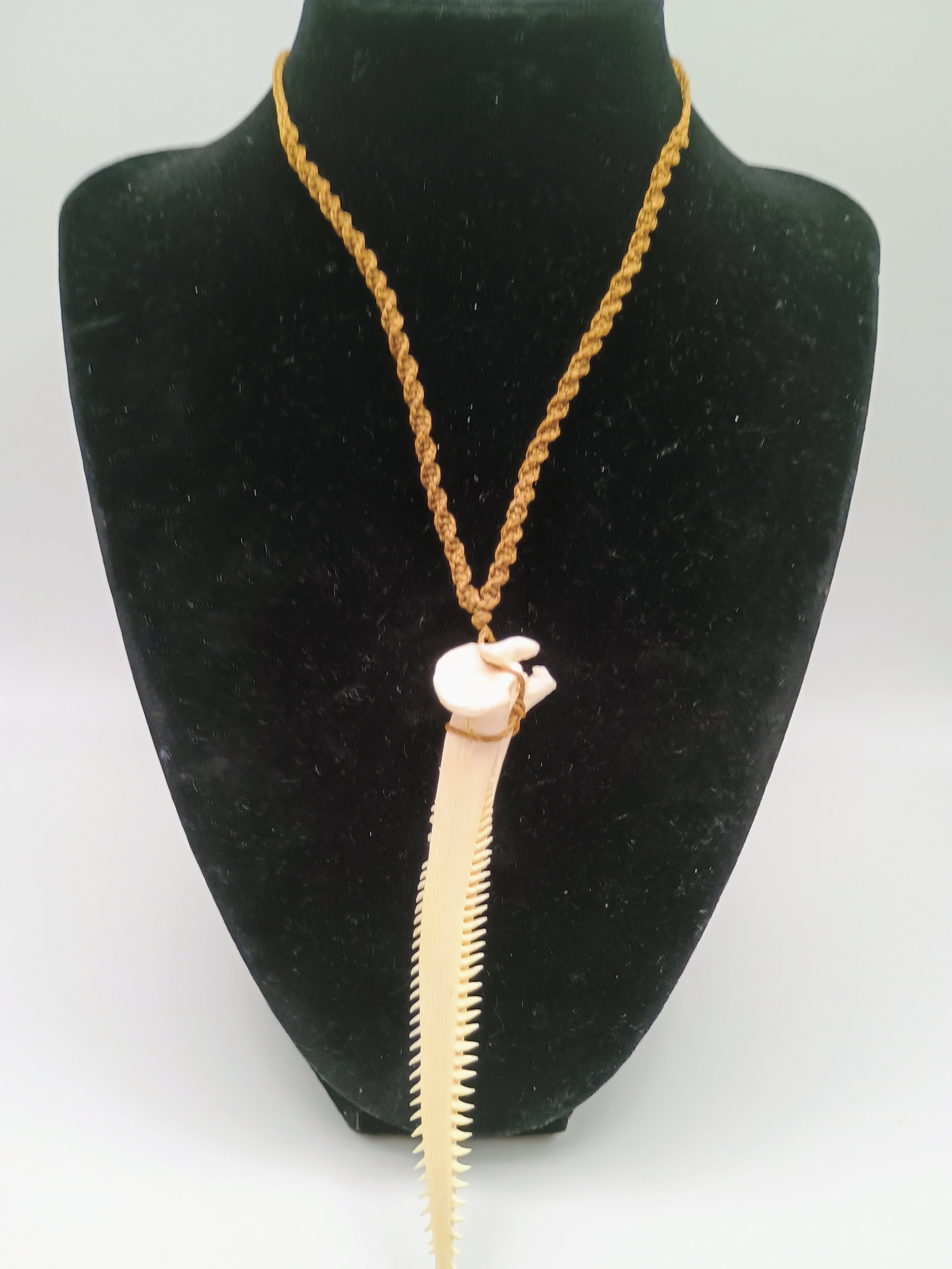 Unisex Handmade Adjustable Macrame Cord Necklace