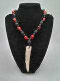 Handmade Huayruro Seed Necklace, Pendant, Good Luck Amulet