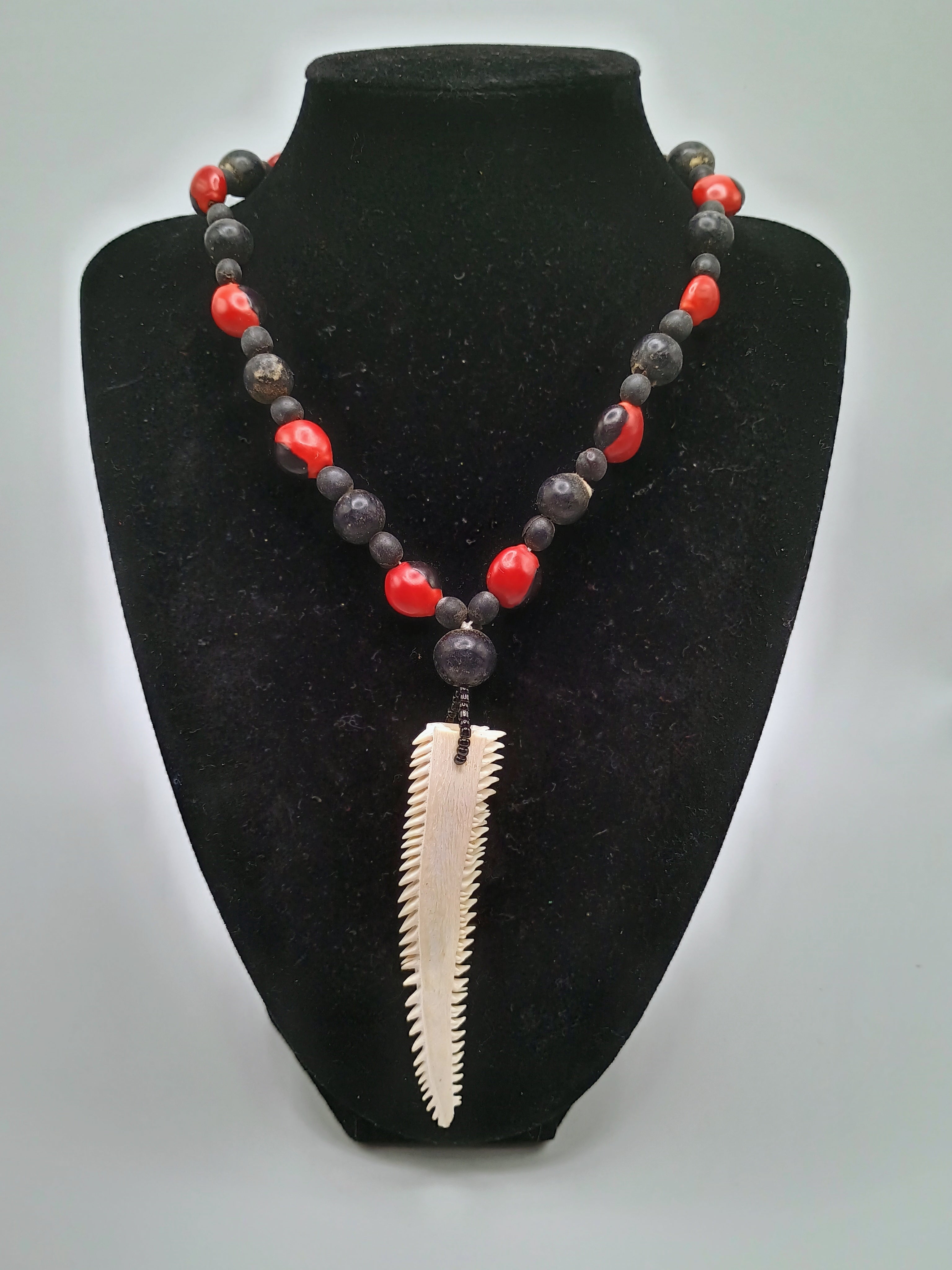 Handmade Huayruro Seed Necklace, Pendant, Good Luck Amulet