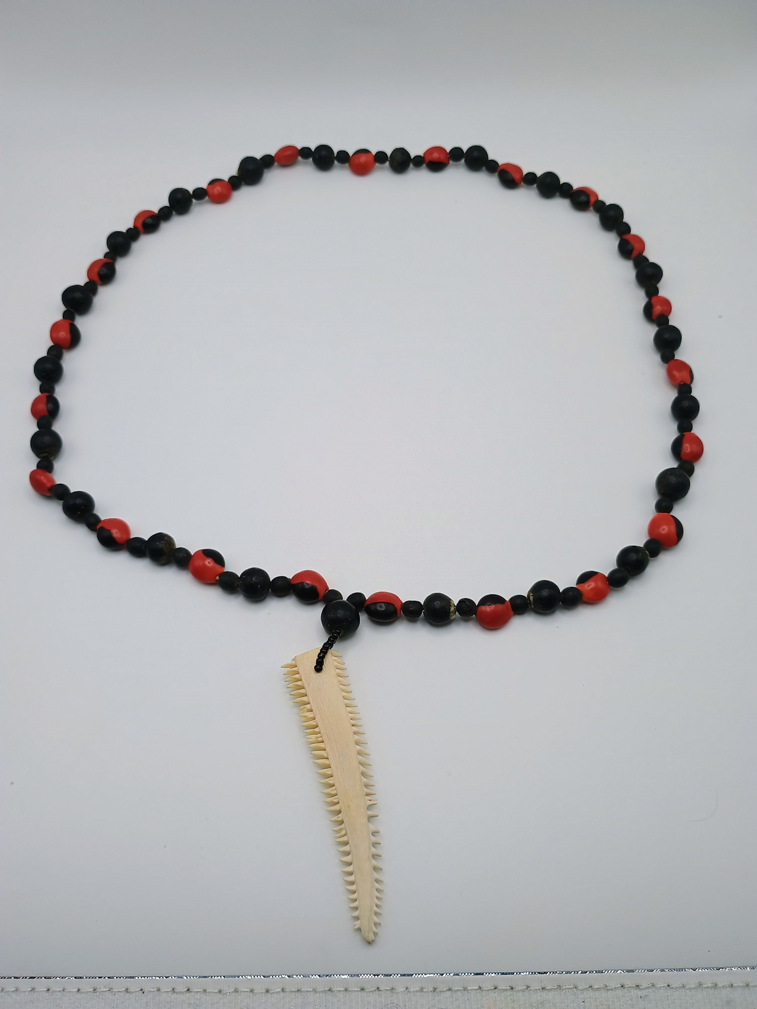 Handmade Huayruro Seed Necklace, Pendant, Good Luck Amulet