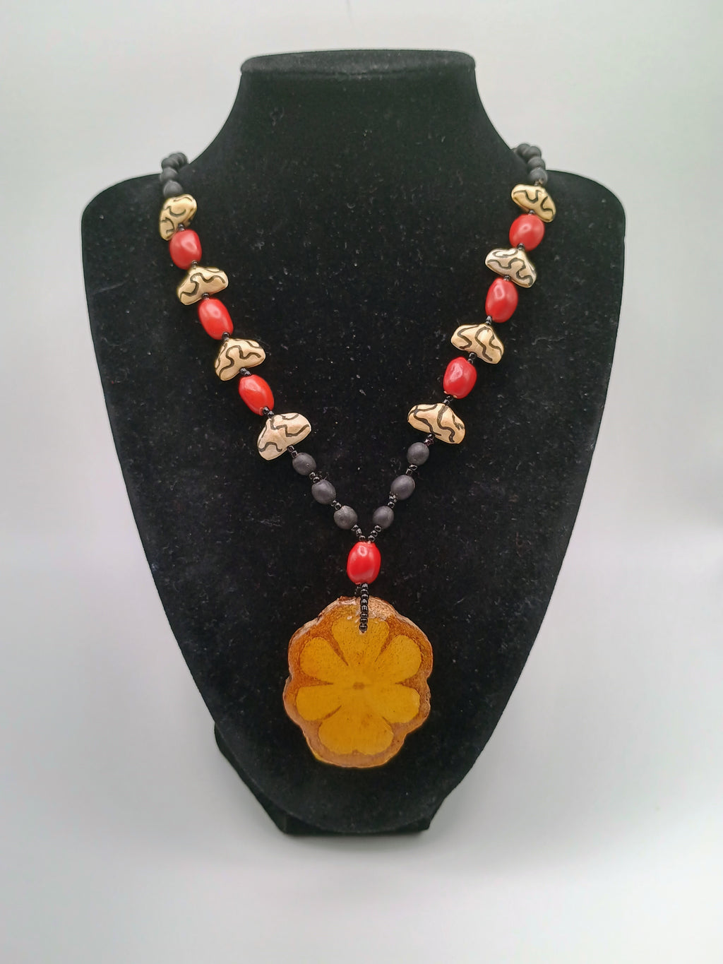 Unisex Handmade Shaman Necklace, Peruvian Craftsmanship, Cusco