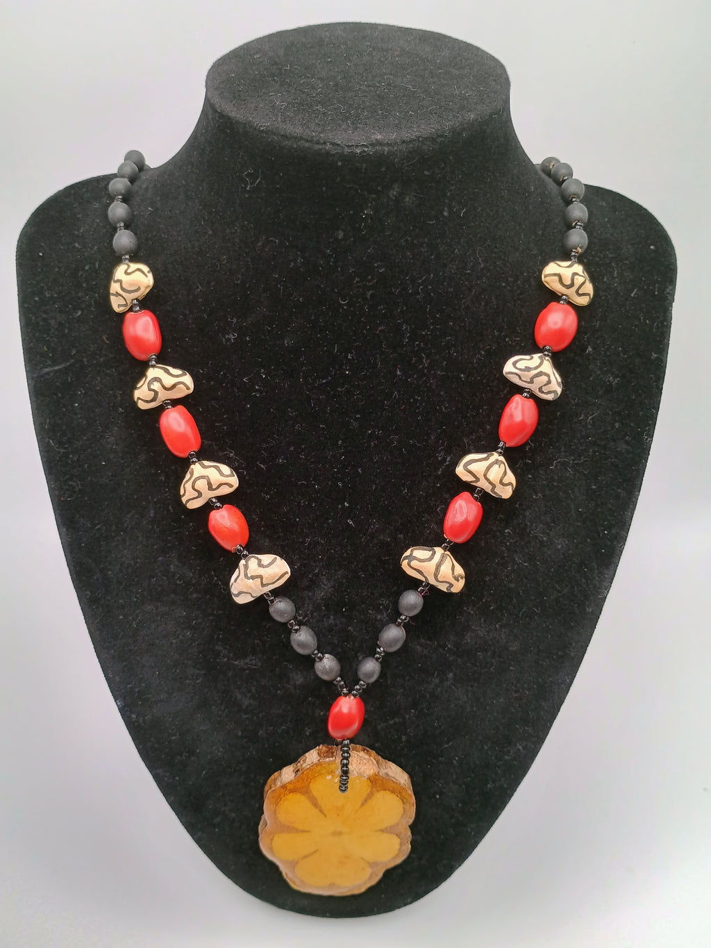 Unisex Handmade Shaman Necklace, Peruvian Craftsmanship, Cusco