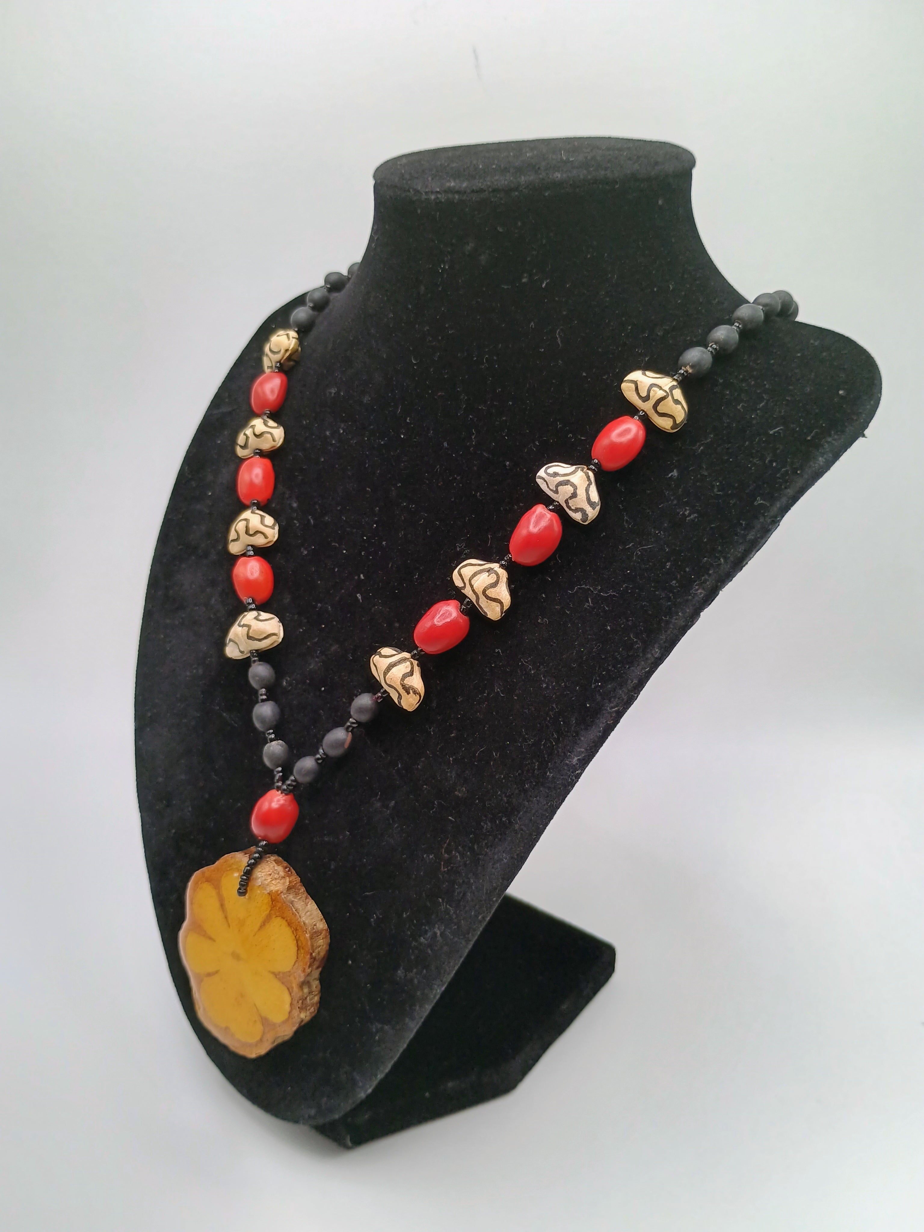Unisex Handmade Shaman Necklace, Peruvian Craftsmanship, Cusco