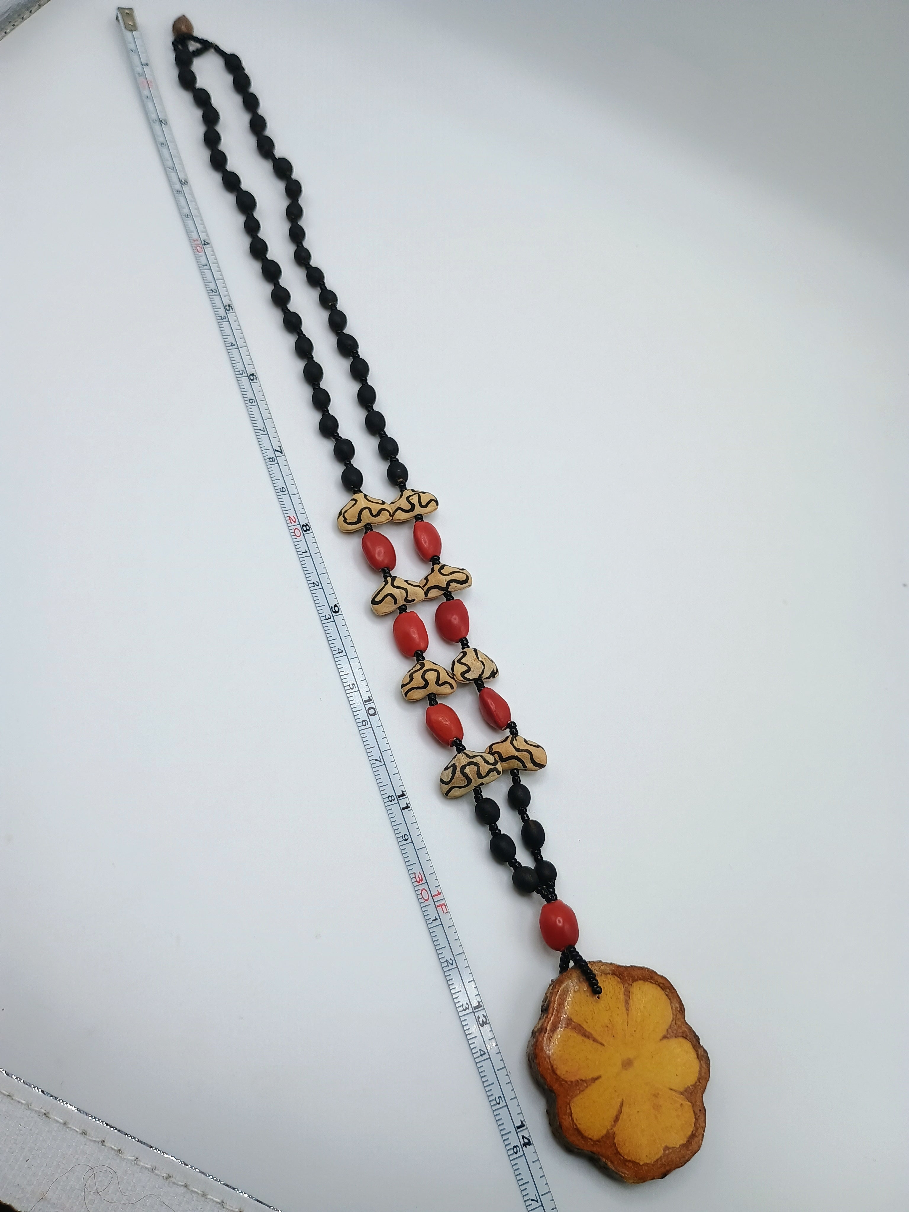 Unisex Handmade Shaman Necklace, Peruvian Craftsmanship, Cusco