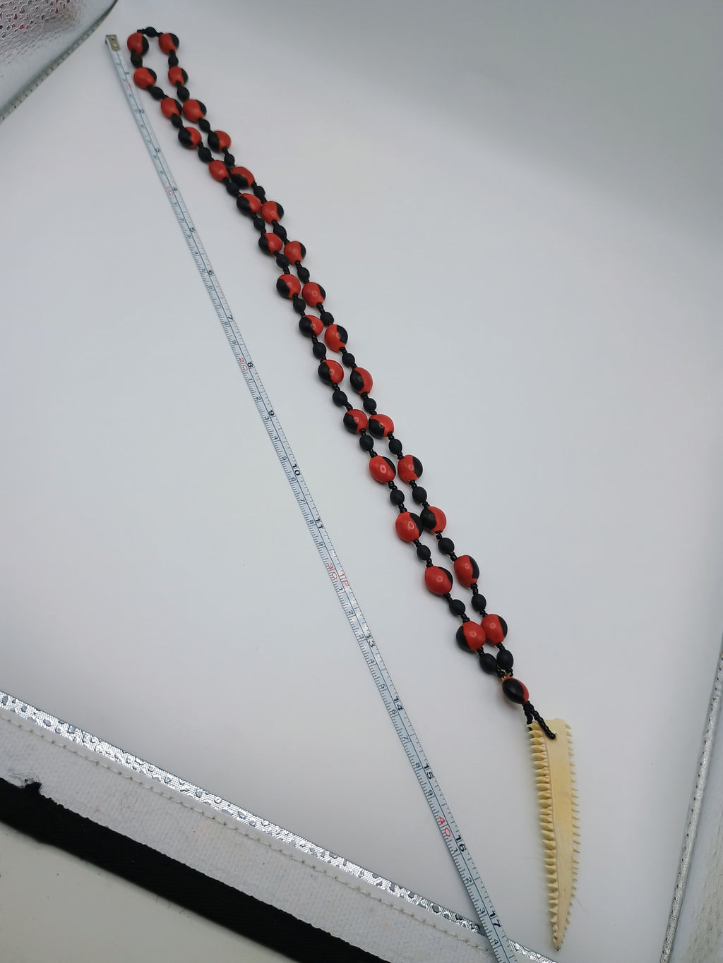 Handmade Huayruro Seed Necklace, Seed Pendant, Amulet, Protection, Good Luck