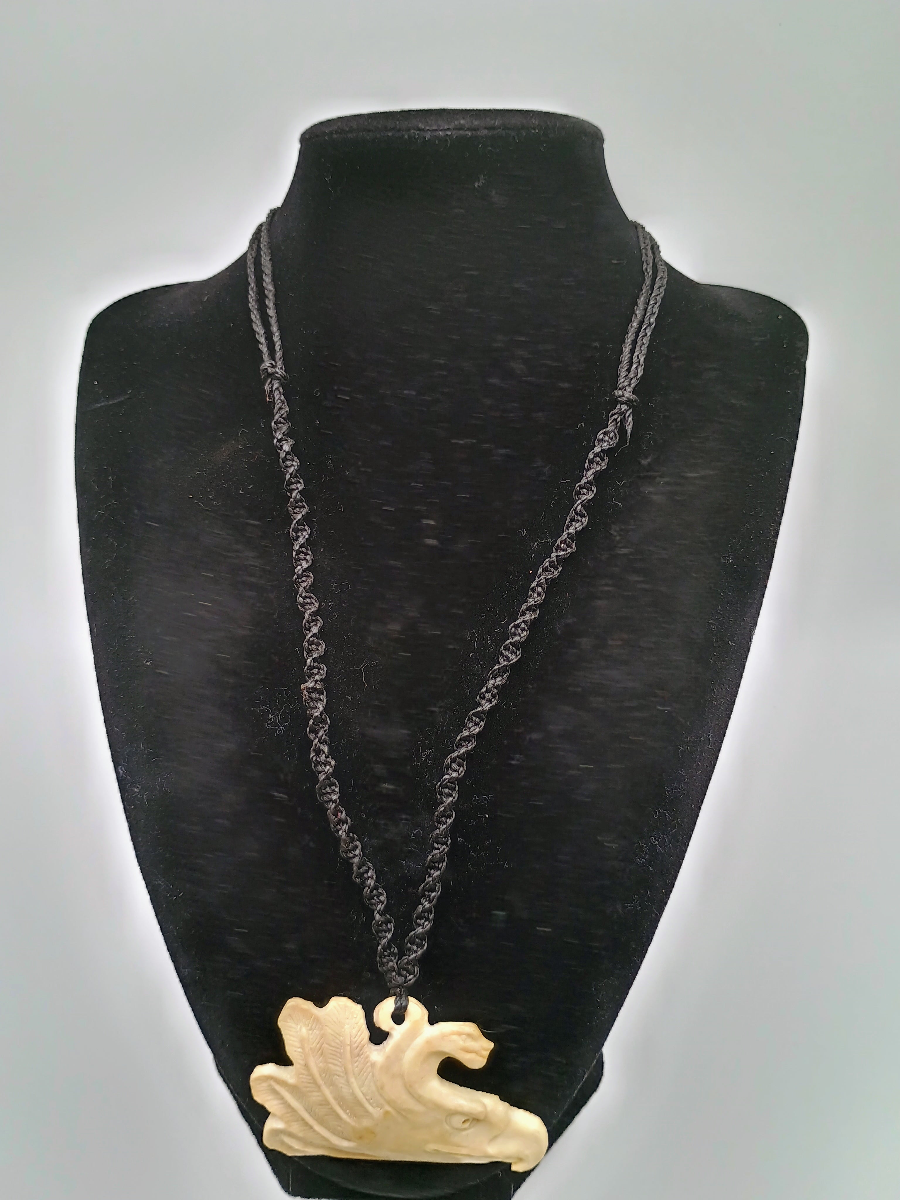Unisex Necklace Woven Macrame Thread Peruvian Handicraft Cusco