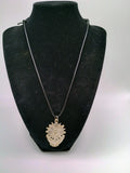 Sun and Moon Necklace, Inca Wedding Necklace, Copper, Handmade, Unisex