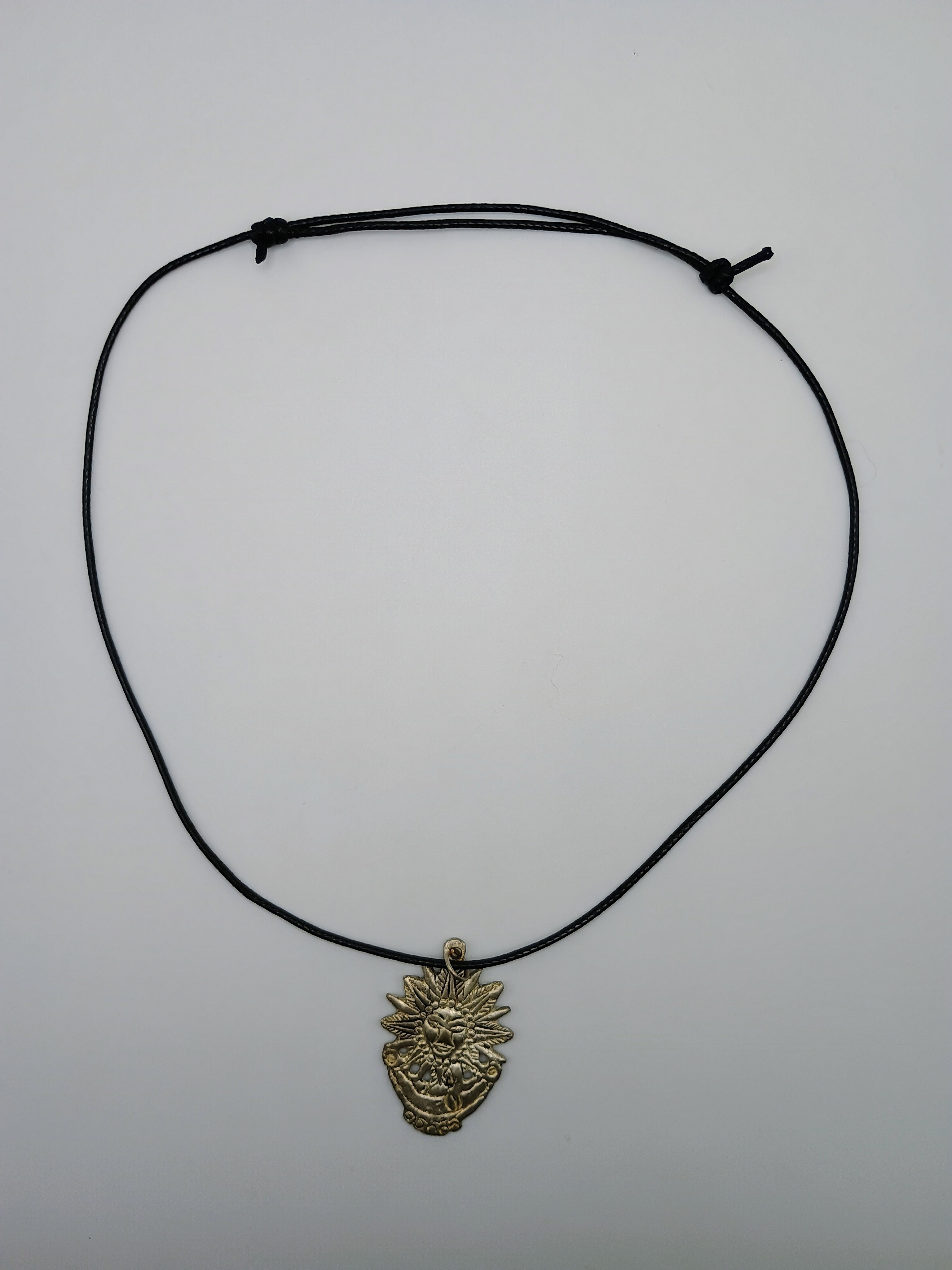 Sun and Moon Necklace, Inca Wedding Necklace, Copper, Handmade, Unisex