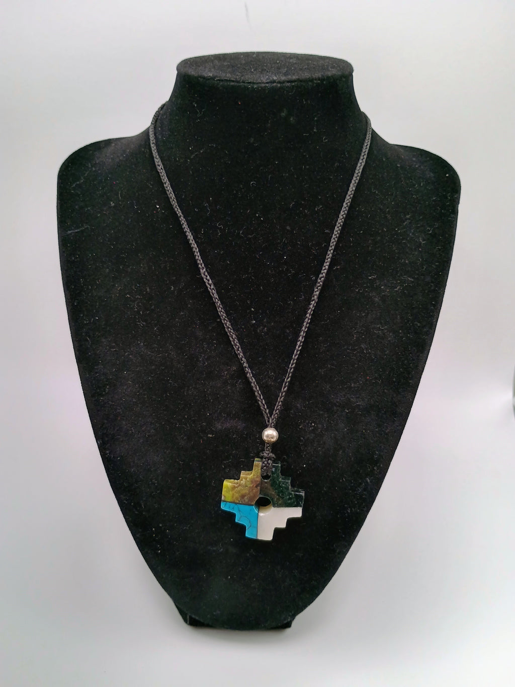 Unisex Handmade Inca Chakana Necklace - Peruvian Craftsmanship
