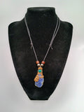 Handmade Amethyst Necklace, Natural Stone Pendant