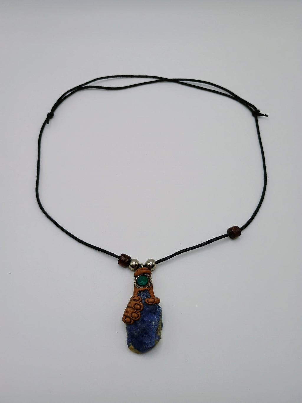 Handmade Amethyst Necklace, Natural Stone Pendant