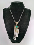 Handmade Natural Crystal Quartz Necklace Pendant