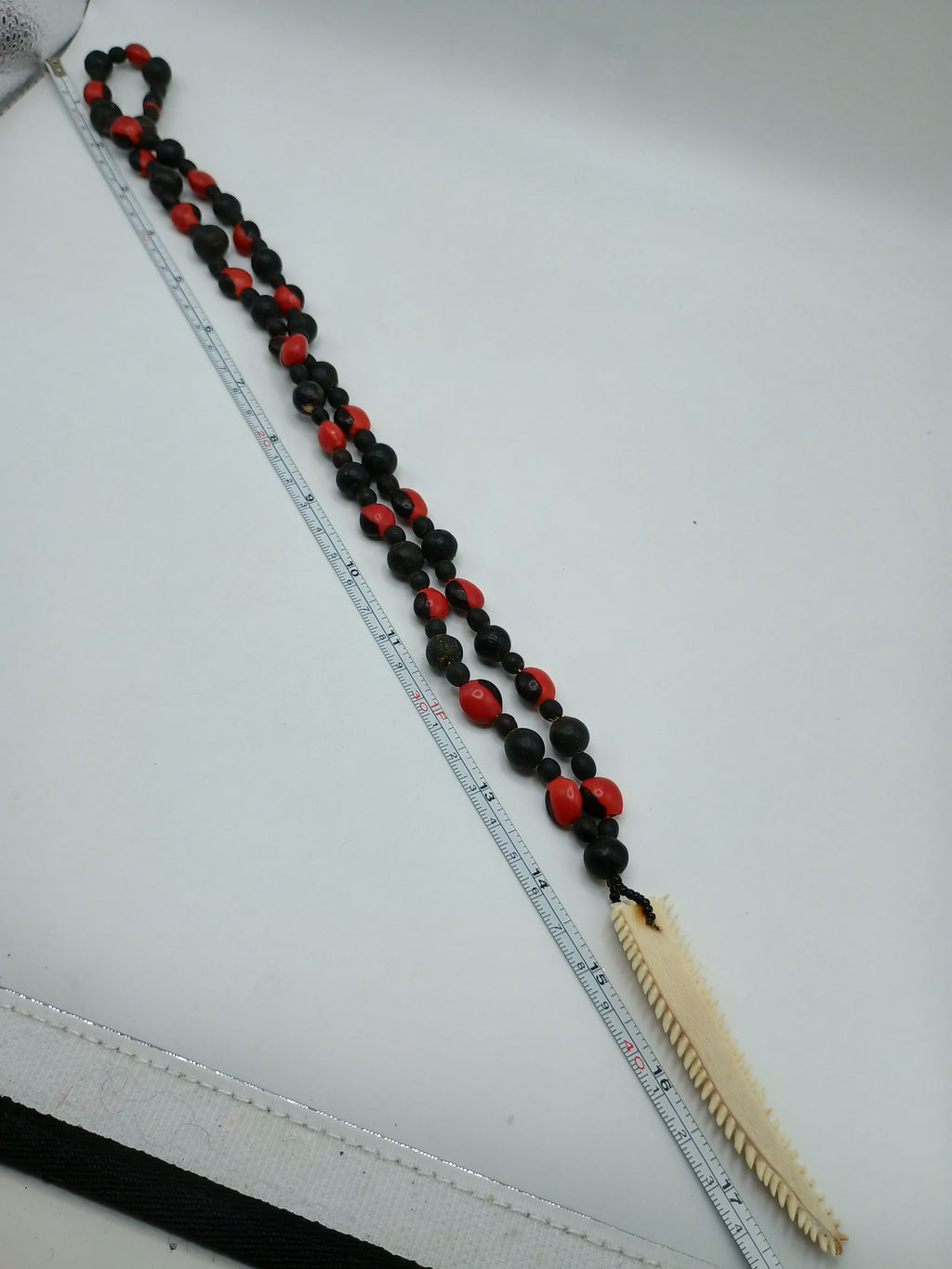 Handmade Necklace with Huayruro Seeds for Protection and Good Luck