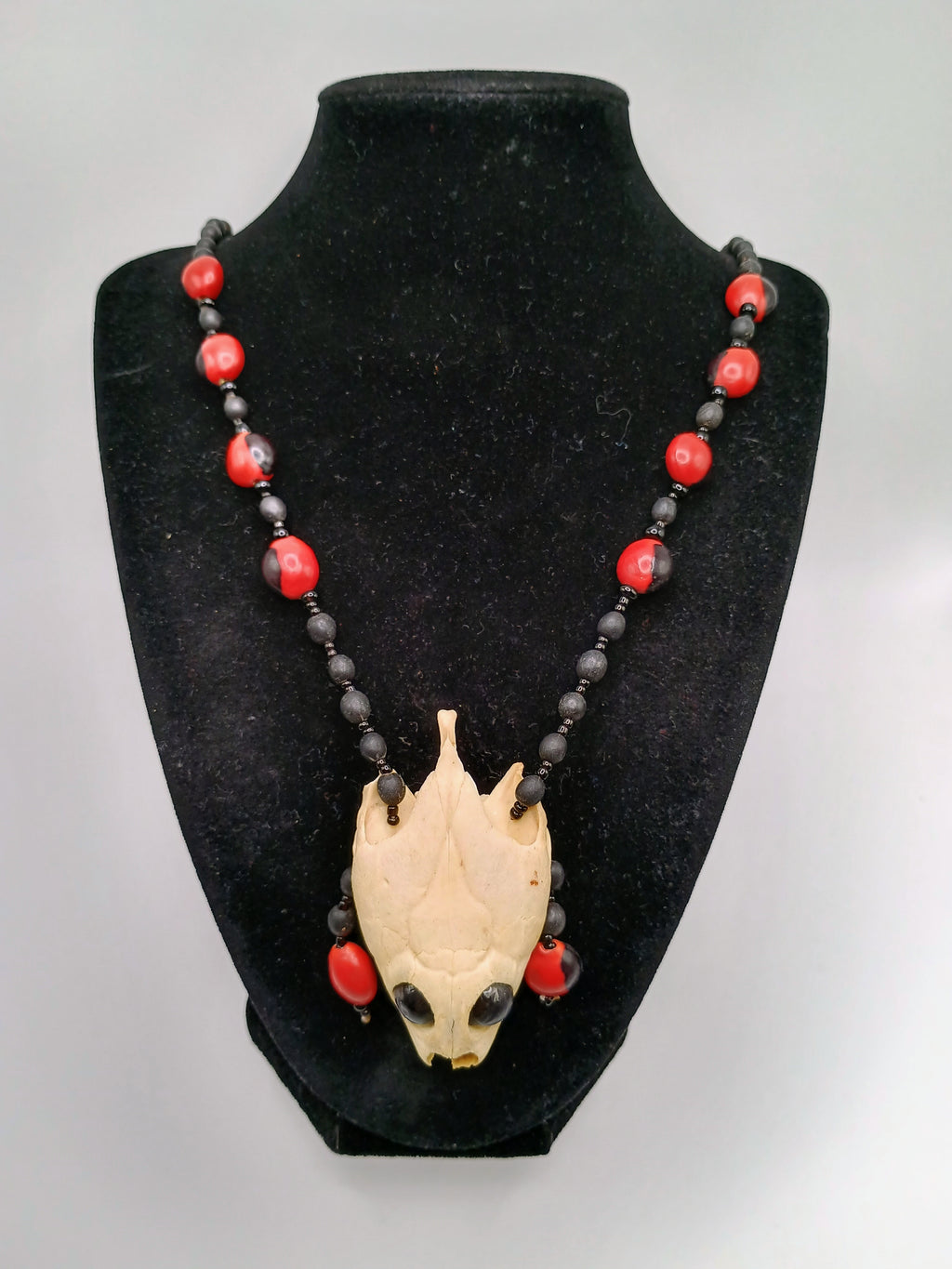 Handmade Huayruro Necklace, Good Luck Amulet, Spiritual Protection