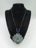 Peruvian Chakana Necklace Handmade Inca Cross Natural Stone