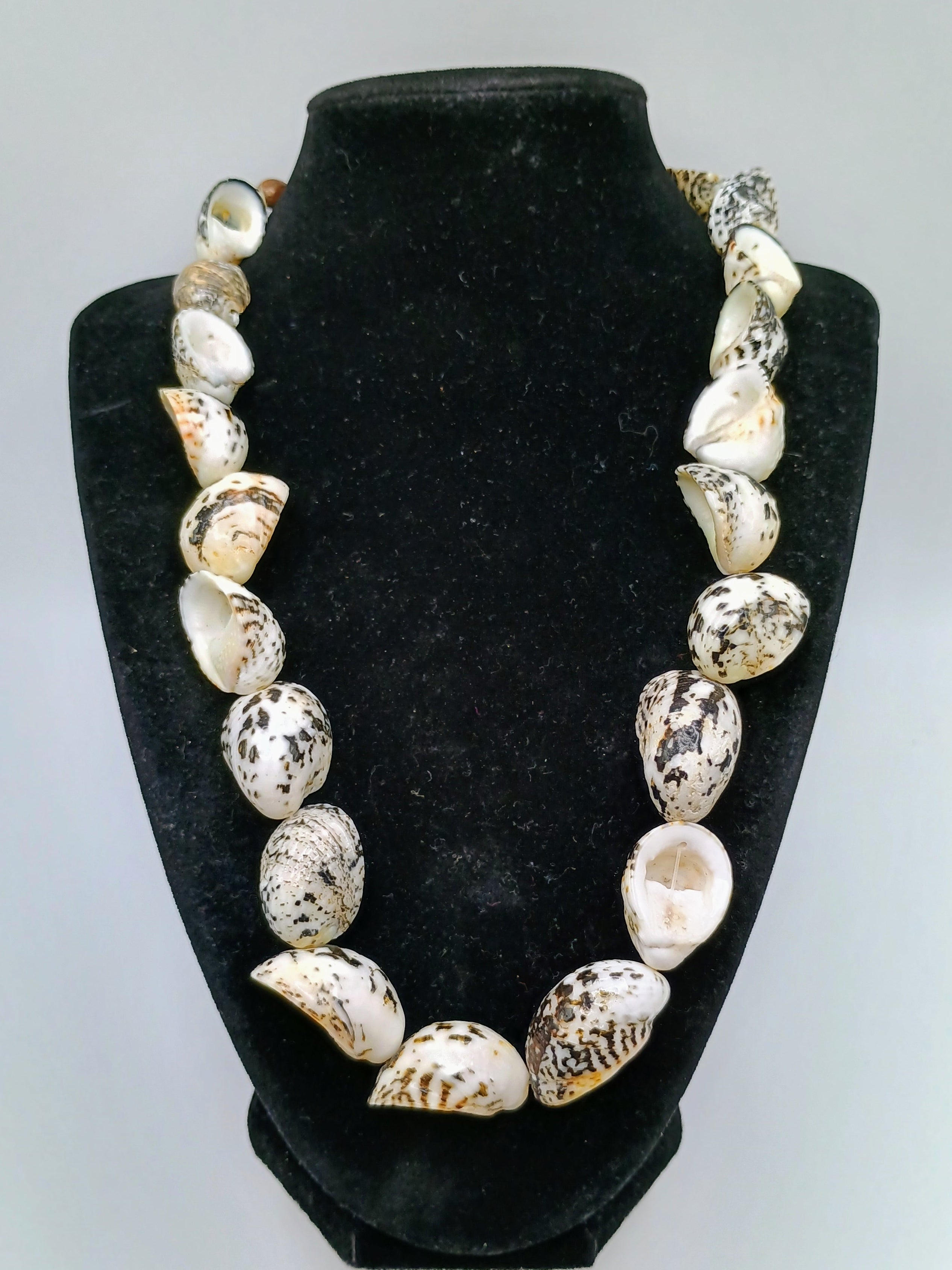 Unisex Necklace with Natural Seashells, Handmade