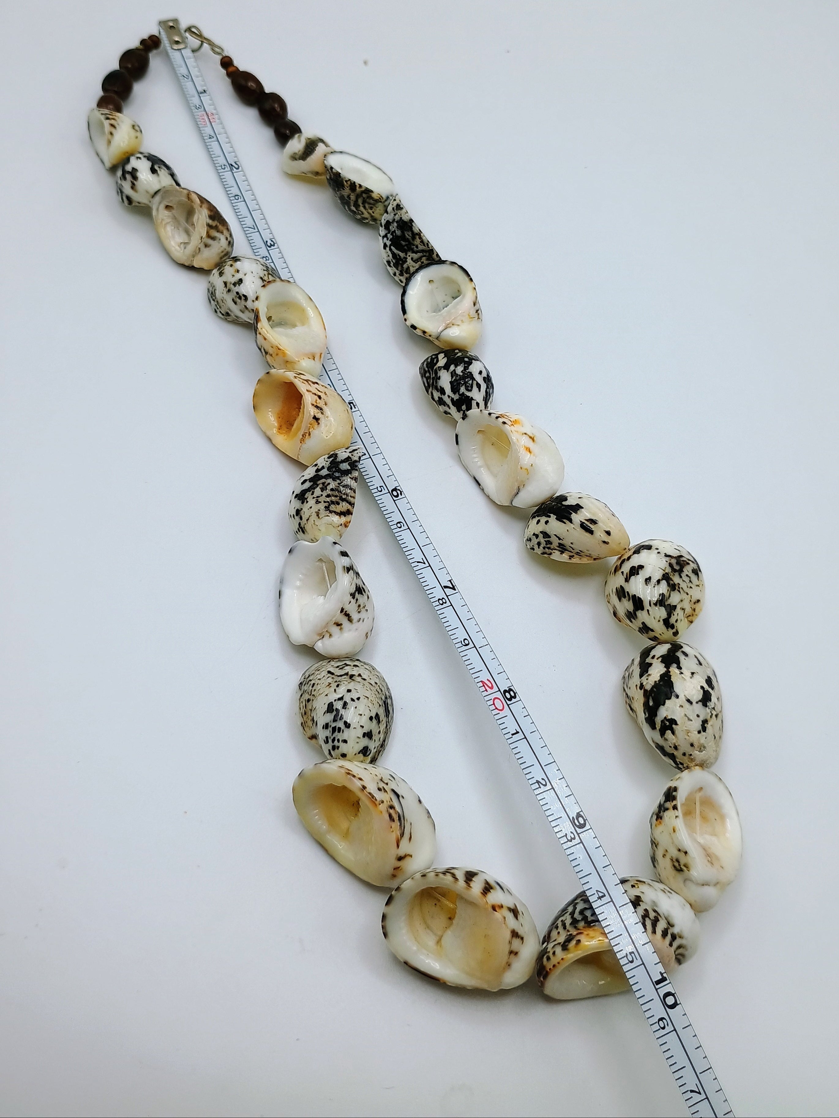 Unisex Necklace with Natural Seashells, Handmade