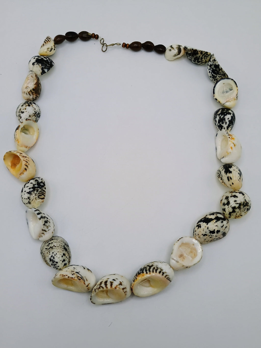 Unisex Necklace with Natural Seashells, Handmade