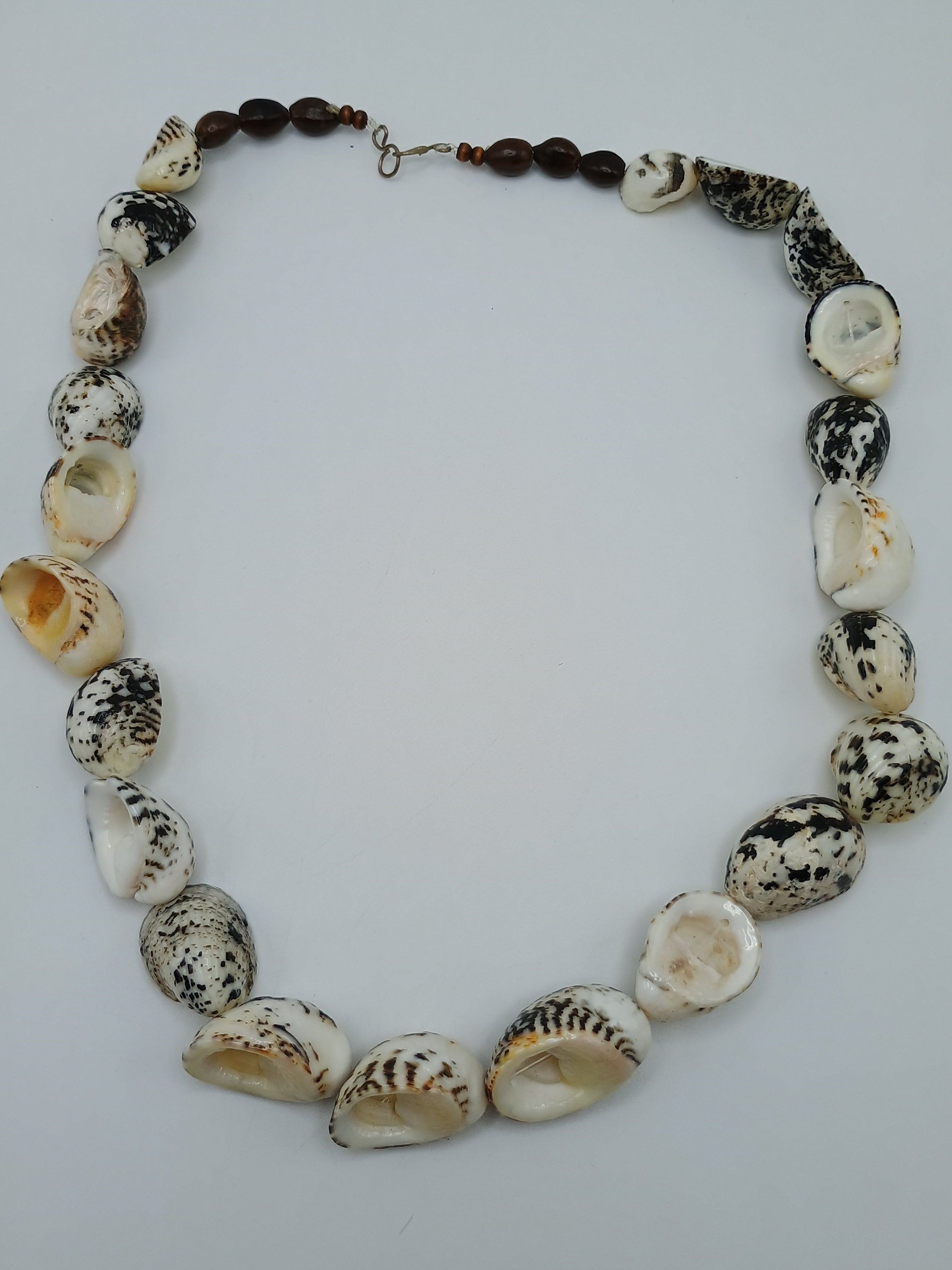 Unisex Necklace with Natural Seashells, Handmade
