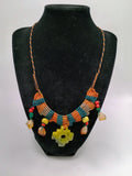 Chakana Macramé Handmade Natural Citrine Necklace