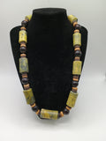 Handmade Natural Stone Serpentine Necklace