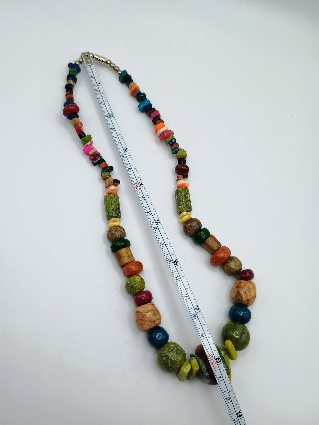 Handmade Multicolor Natural Stone Necklace