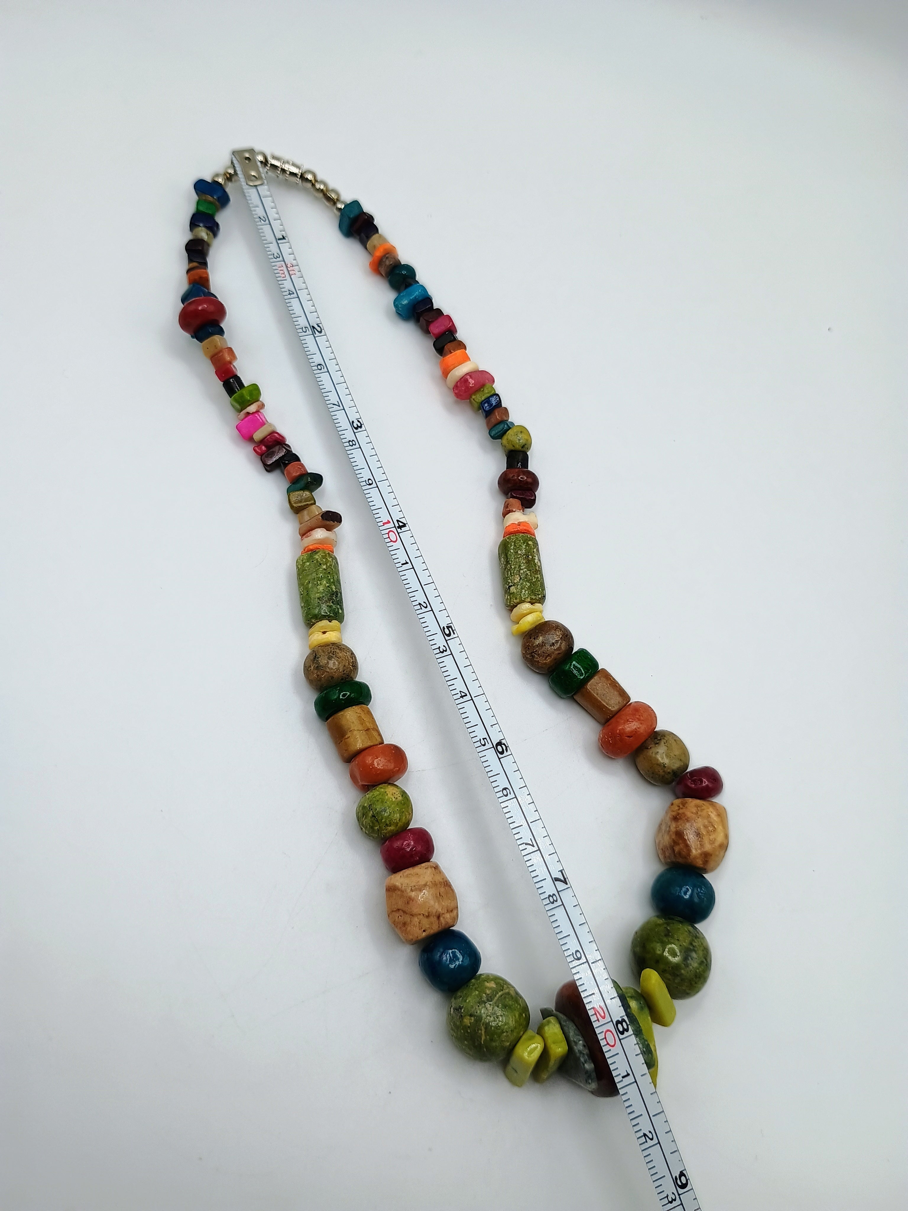 Handmade Multicolor Natural Stone Necklace