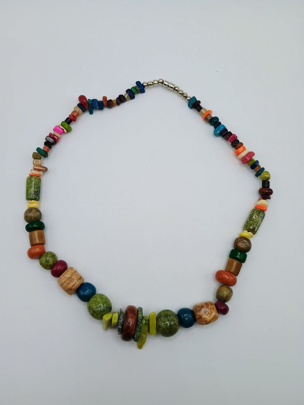 Handmade Multicolor Natural Stone Necklace