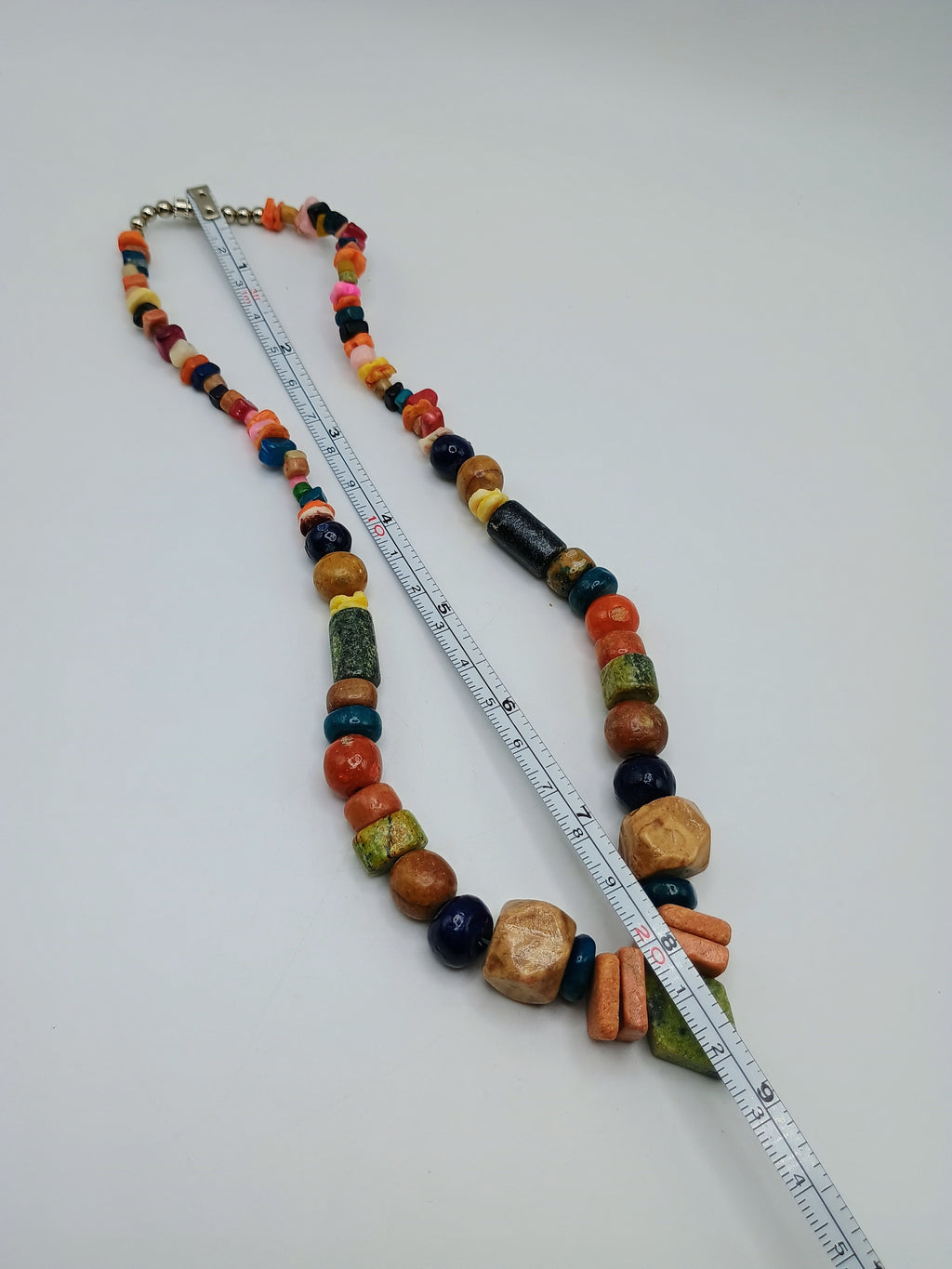 Handmade Necklace with Natural Stones, Peruvian Craftsmanship from Cusco
