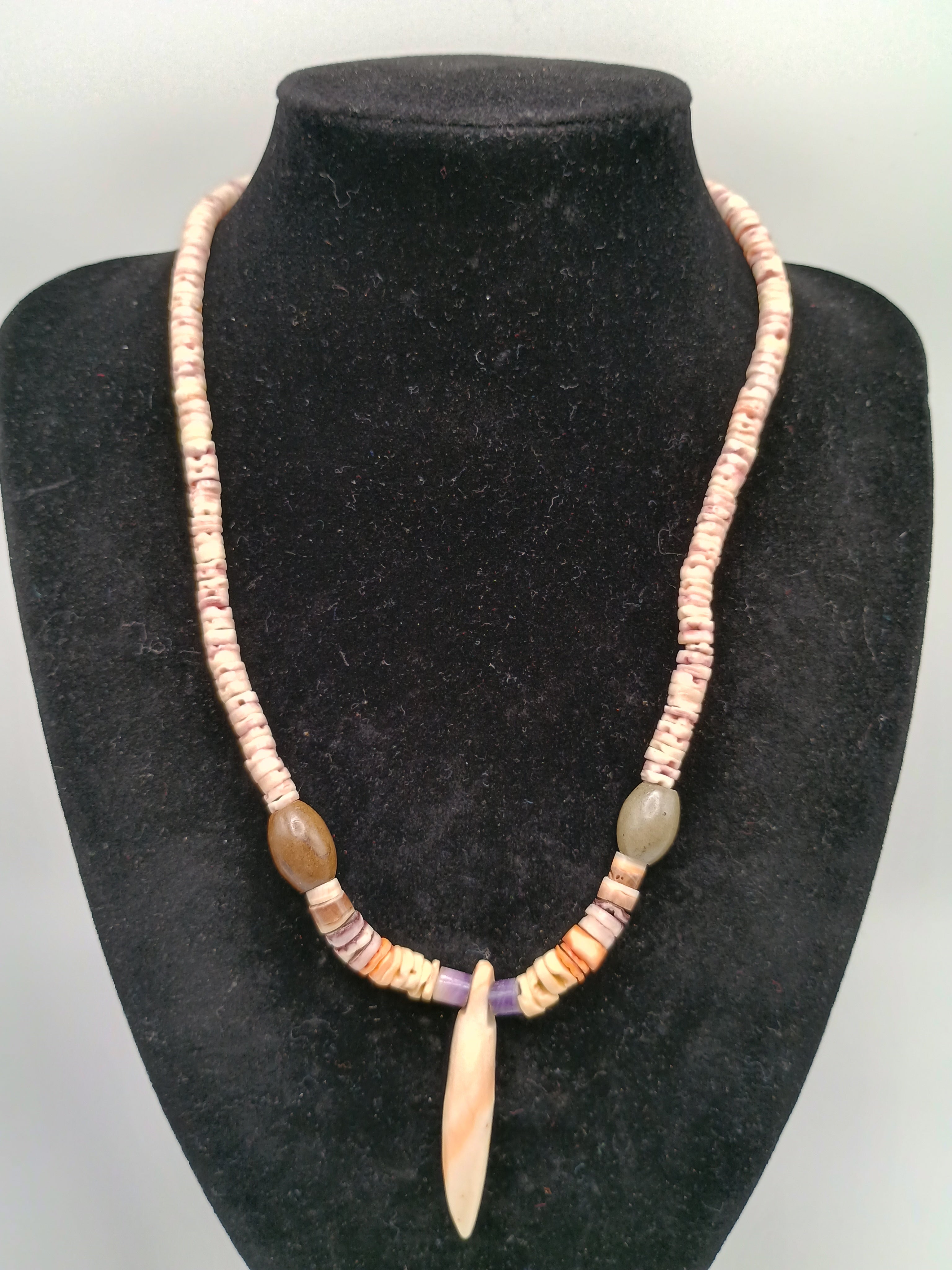 Handmade Macrame Natural Crystal Quartz Necklace Healing Amulet