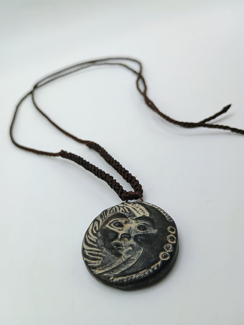 Handmade Macrame Necklace Sun Moon Sacred Inca Wedding