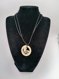 Monkey Necklace Nazca Lines Macrame Hand Woven Pendant Unisex