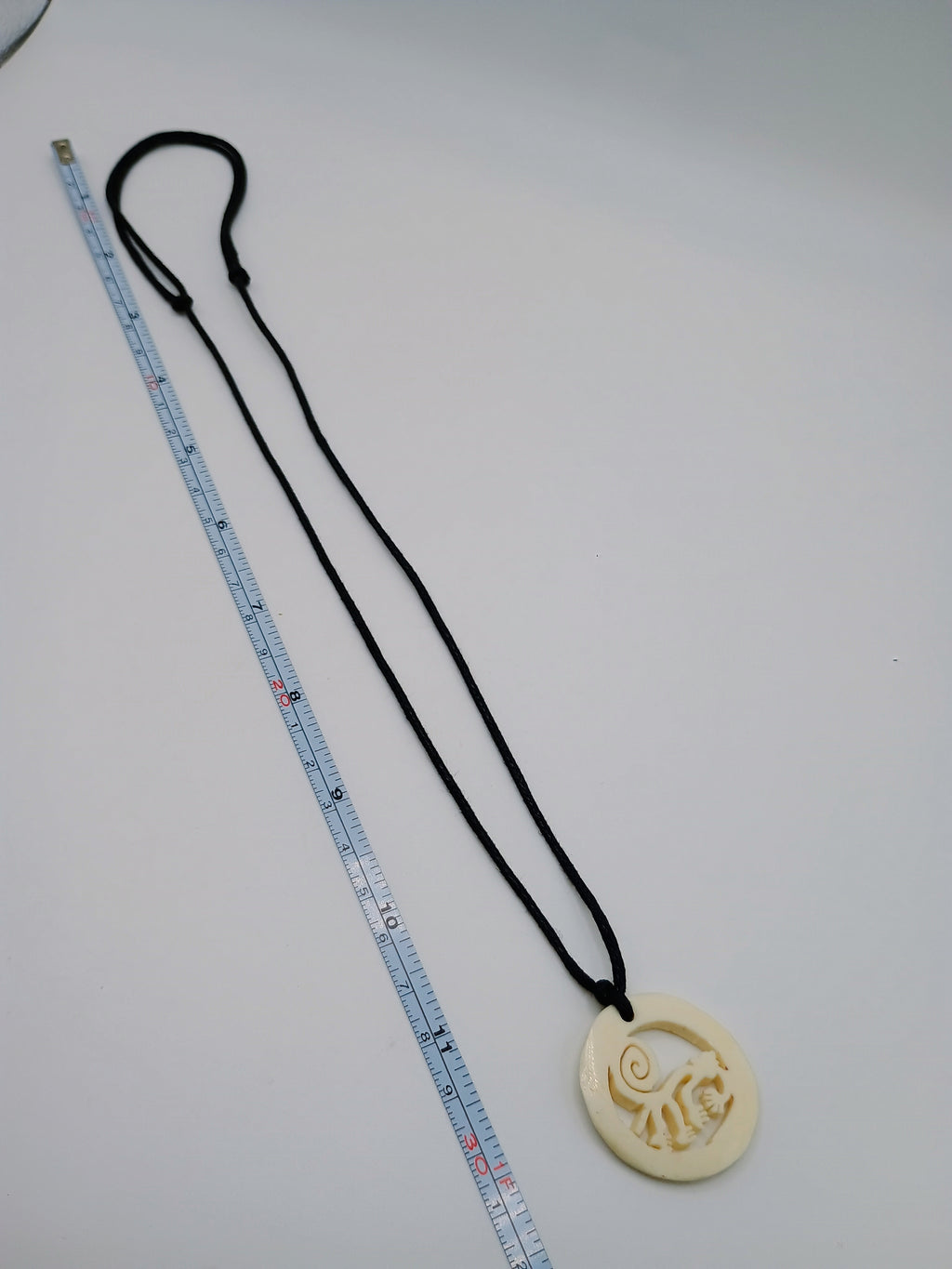 Monkey Necklace Nazca Lines Macrame Hand Woven Pendant Unisex