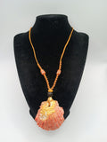 Handmade Macrame Natural Shell Necklace