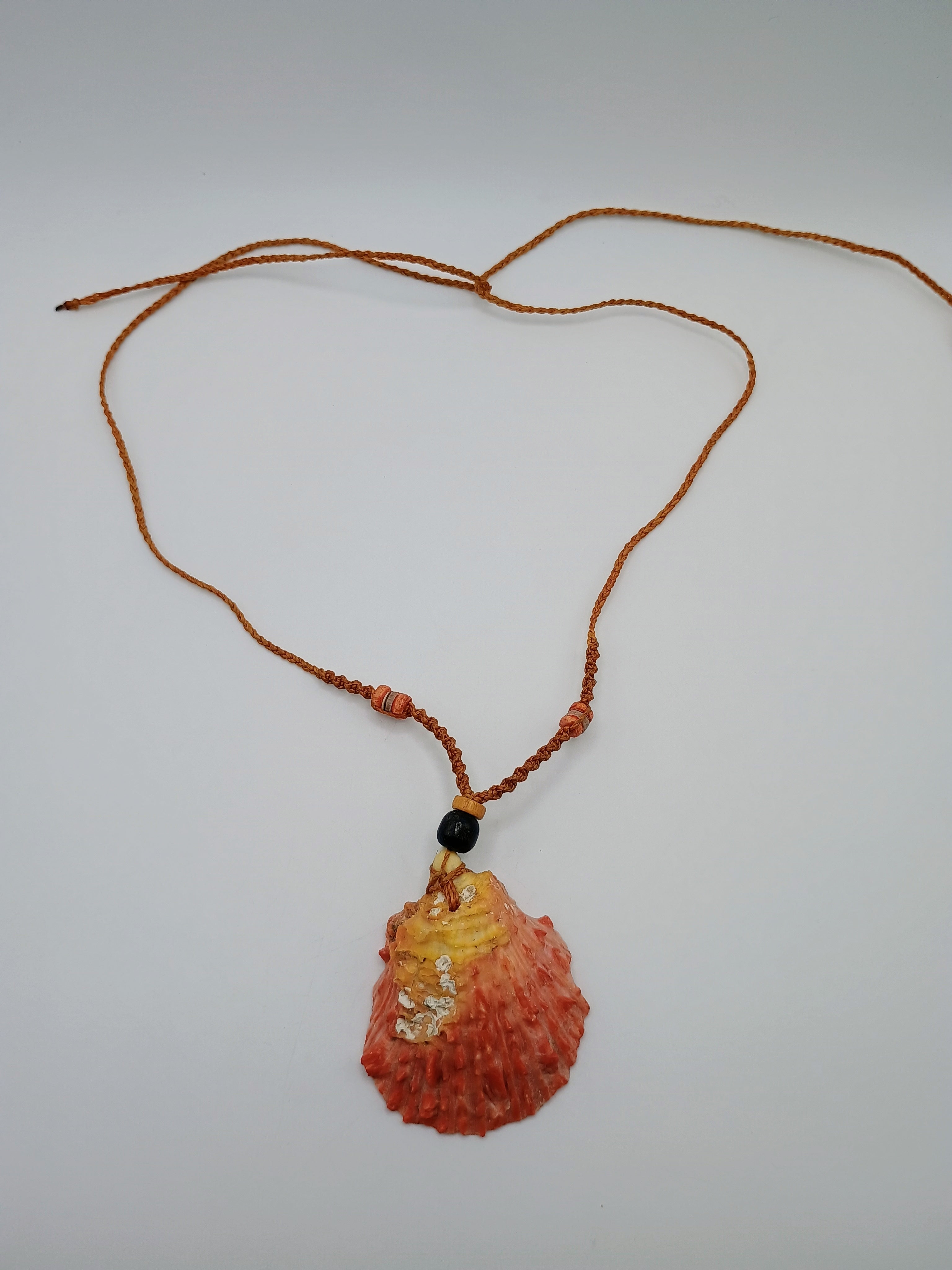 Handmade Macrame Natural Shell Necklace
