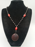 Handmade Amazon Rainforest Seed Necklace Huayruro Amulet