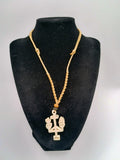 Tree of Life Macrame Necklace Hand-Woven Thread Necklace
