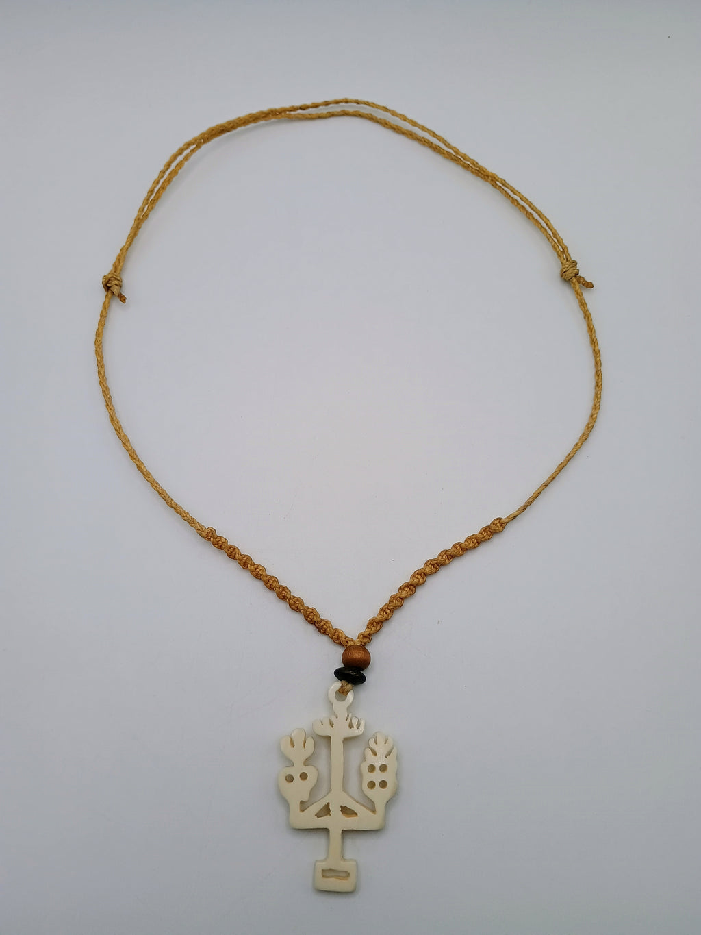 Tree of Life Macrame Necklace Hand-Woven Thread Necklace