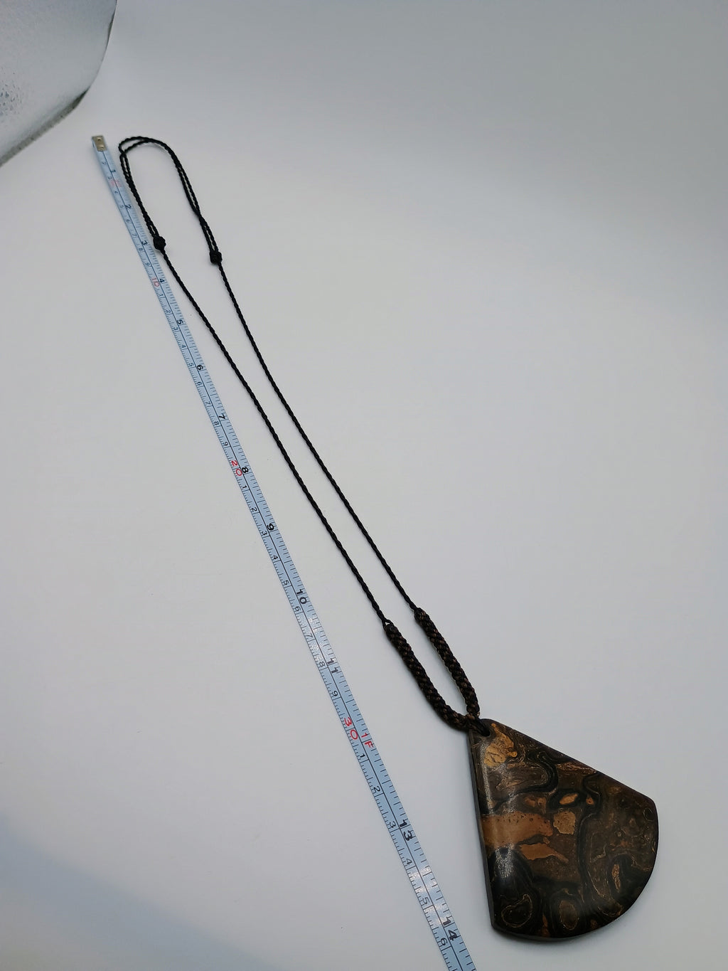 Hand-Carved Natural Stone Necklace, Spiritual Amulet
