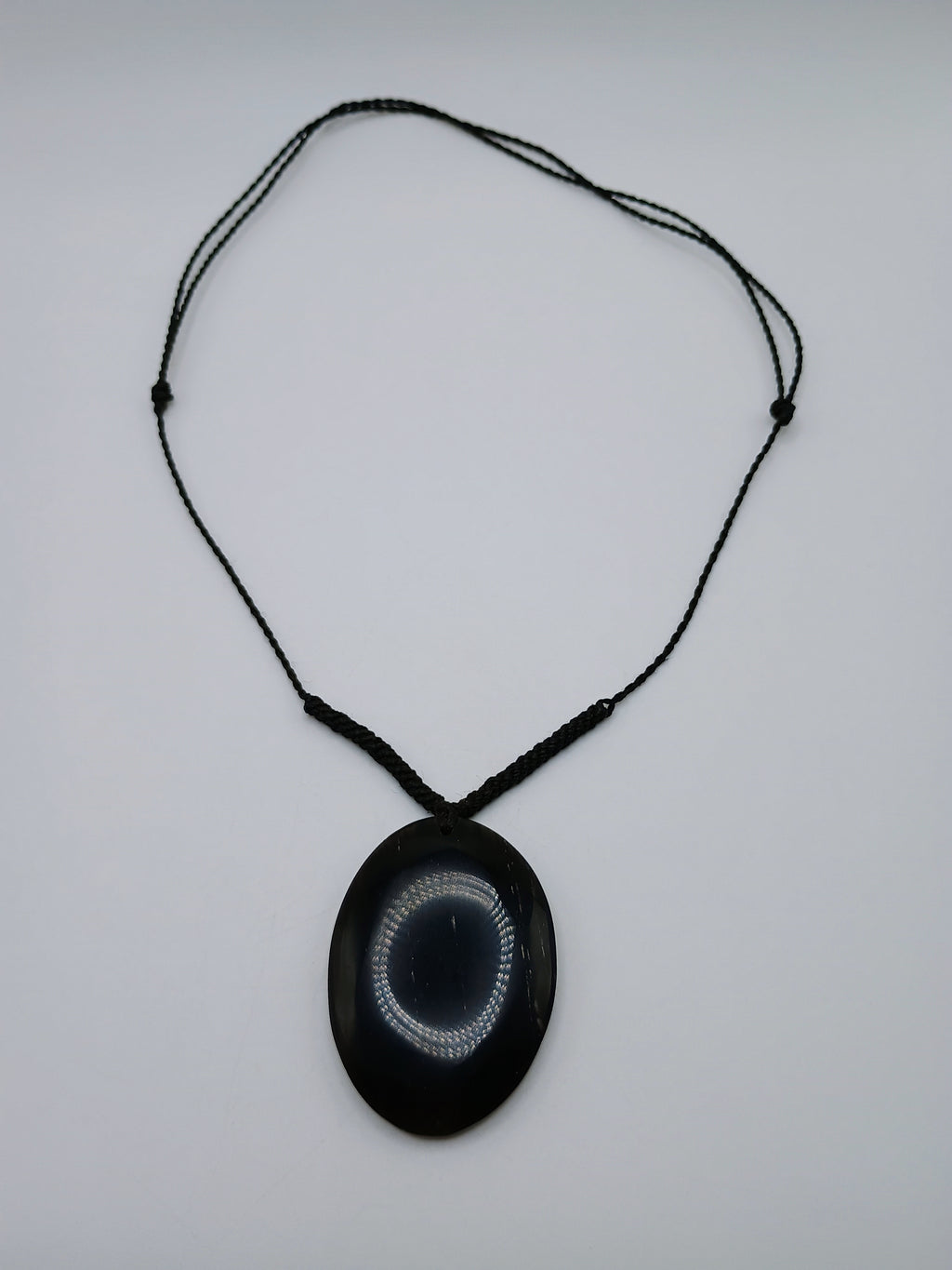 Handmade Natural Black Onyx Necklace Spiritual Amulet