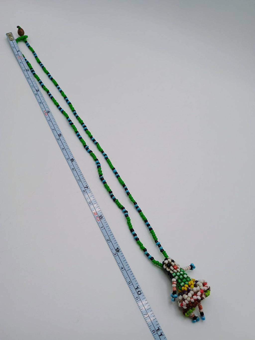 Chola Cusqueña Necklace Handmade with Multicolored Beads Peruvian Handicraft
