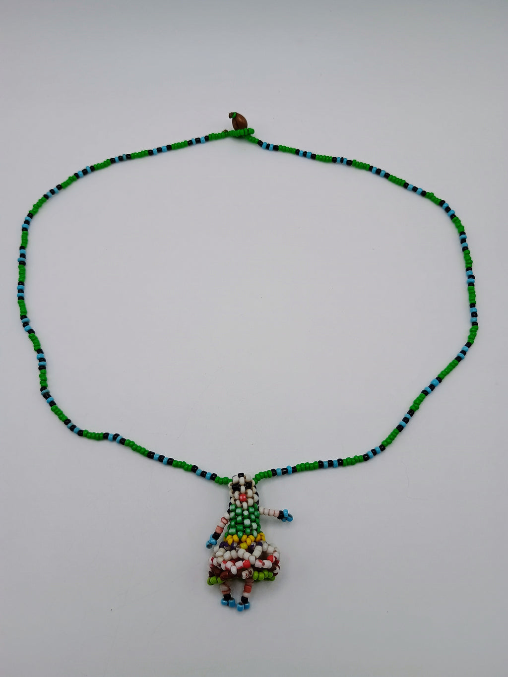 Chola Cusqueña Necklace Handmade with Multicolored Beads Peruvian Handicraft