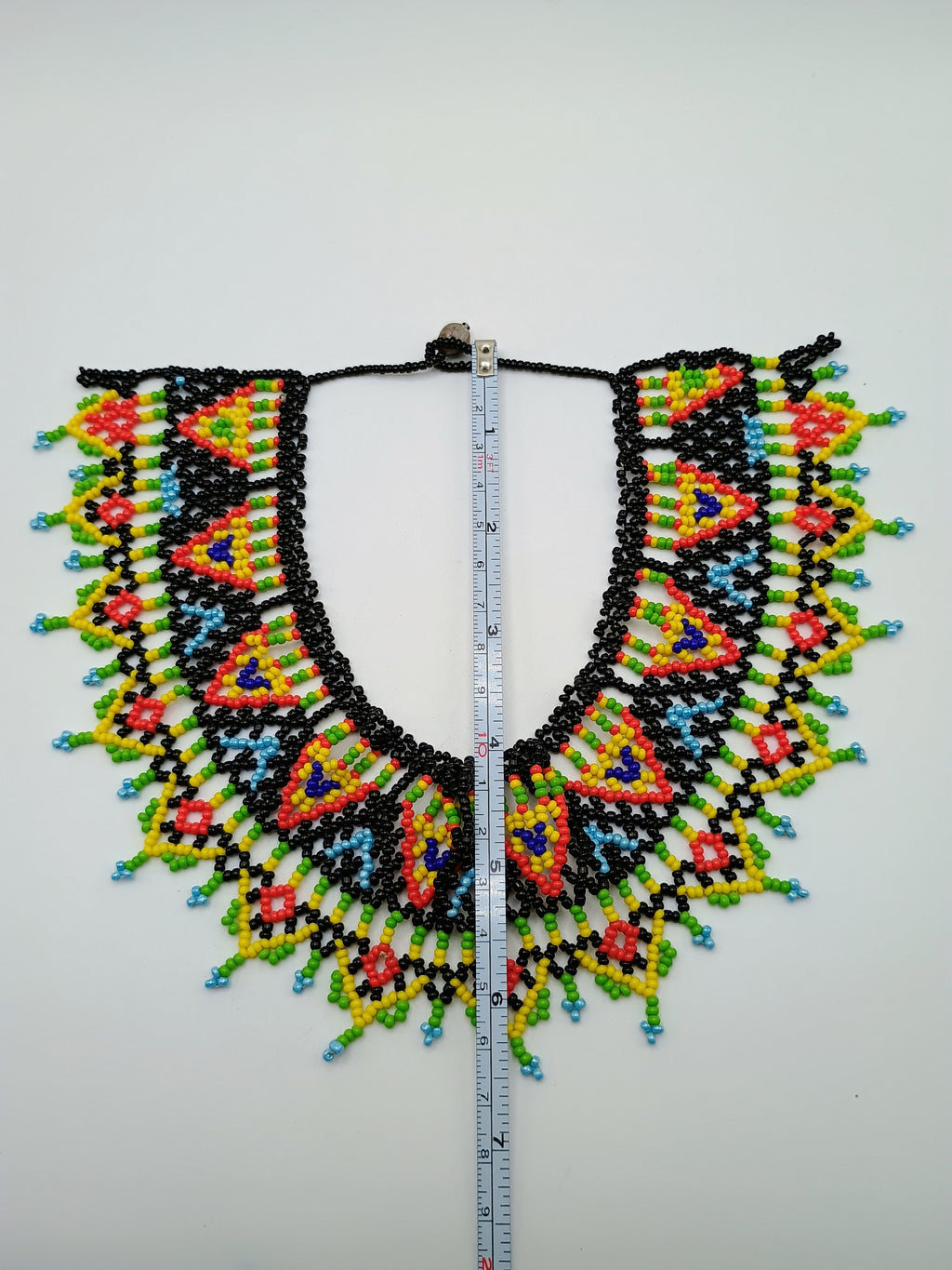 Handmade necklace for women with multicolored beads