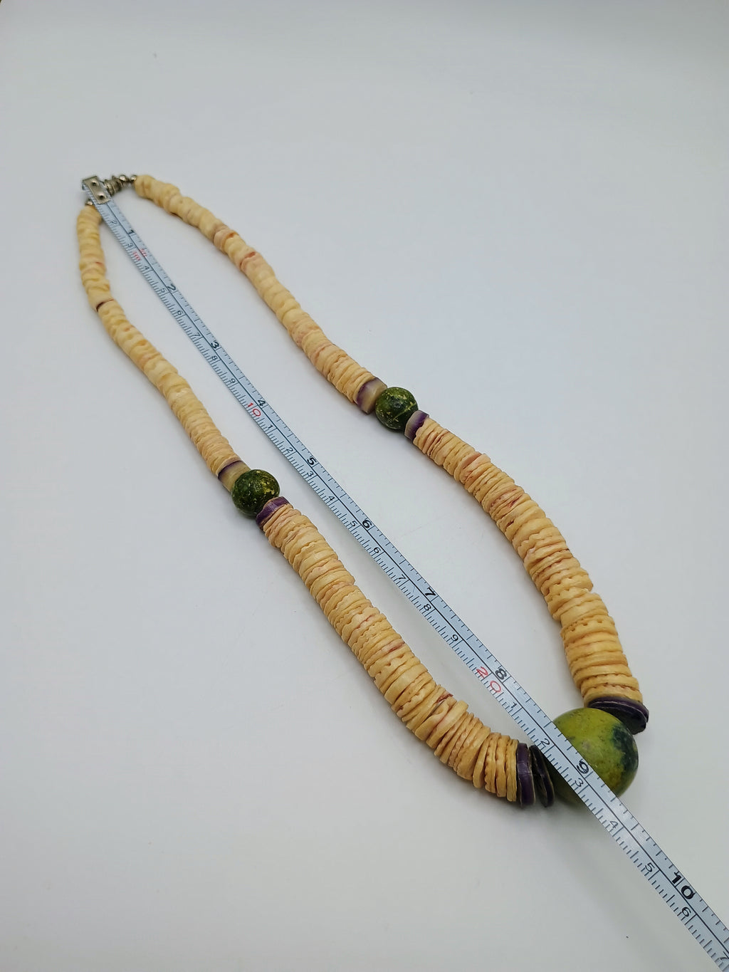 Handmade Necklace with Natural Spondylus Shell Stone