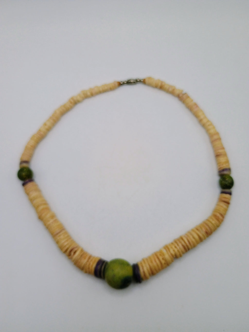 Handmade Necklace with Natural Spondylus Shell Stone