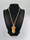 Handmade Macrame Necklace with Natural Stone