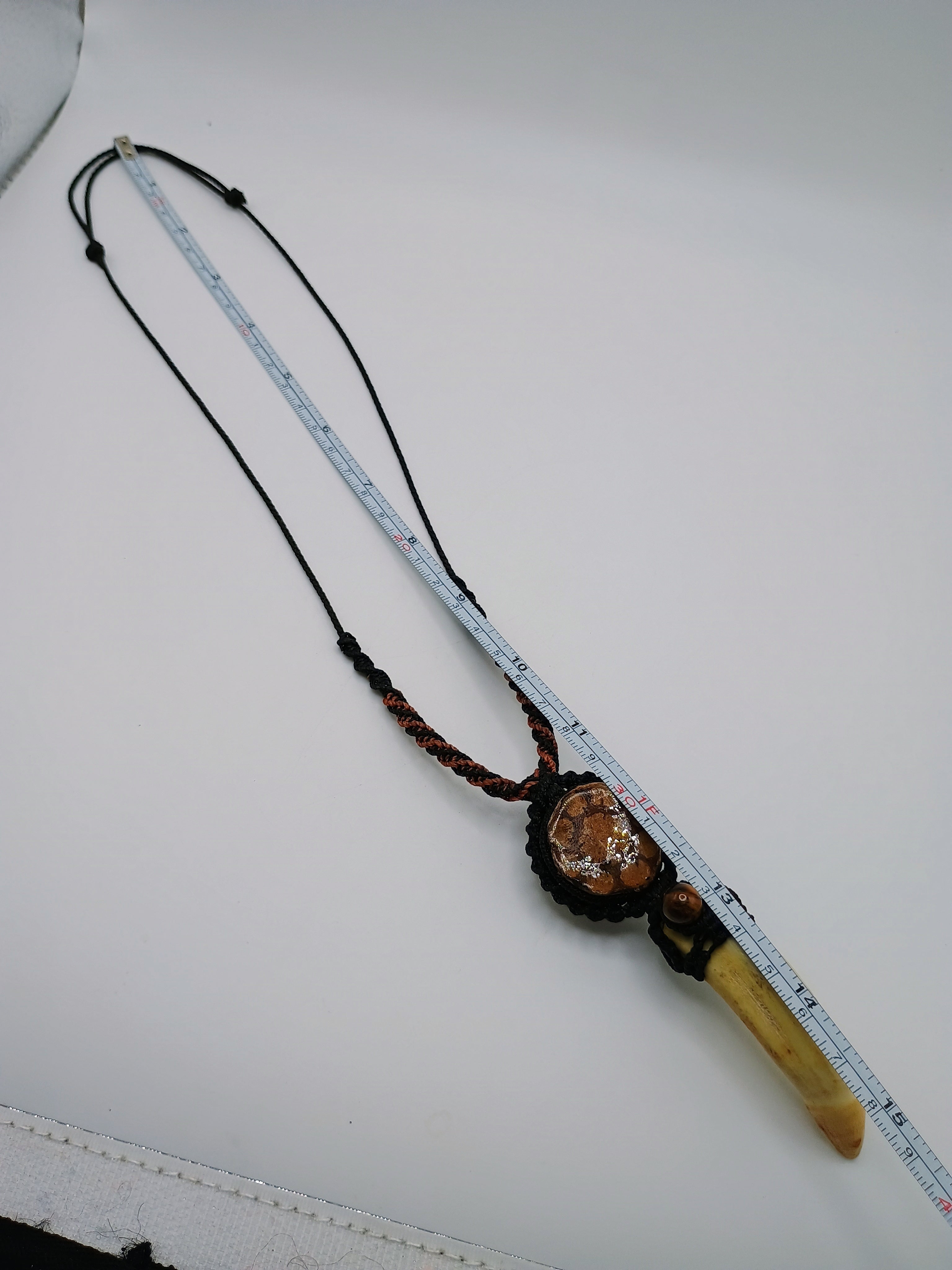 Handmade Macrame Shamanic Dandelion Necklace