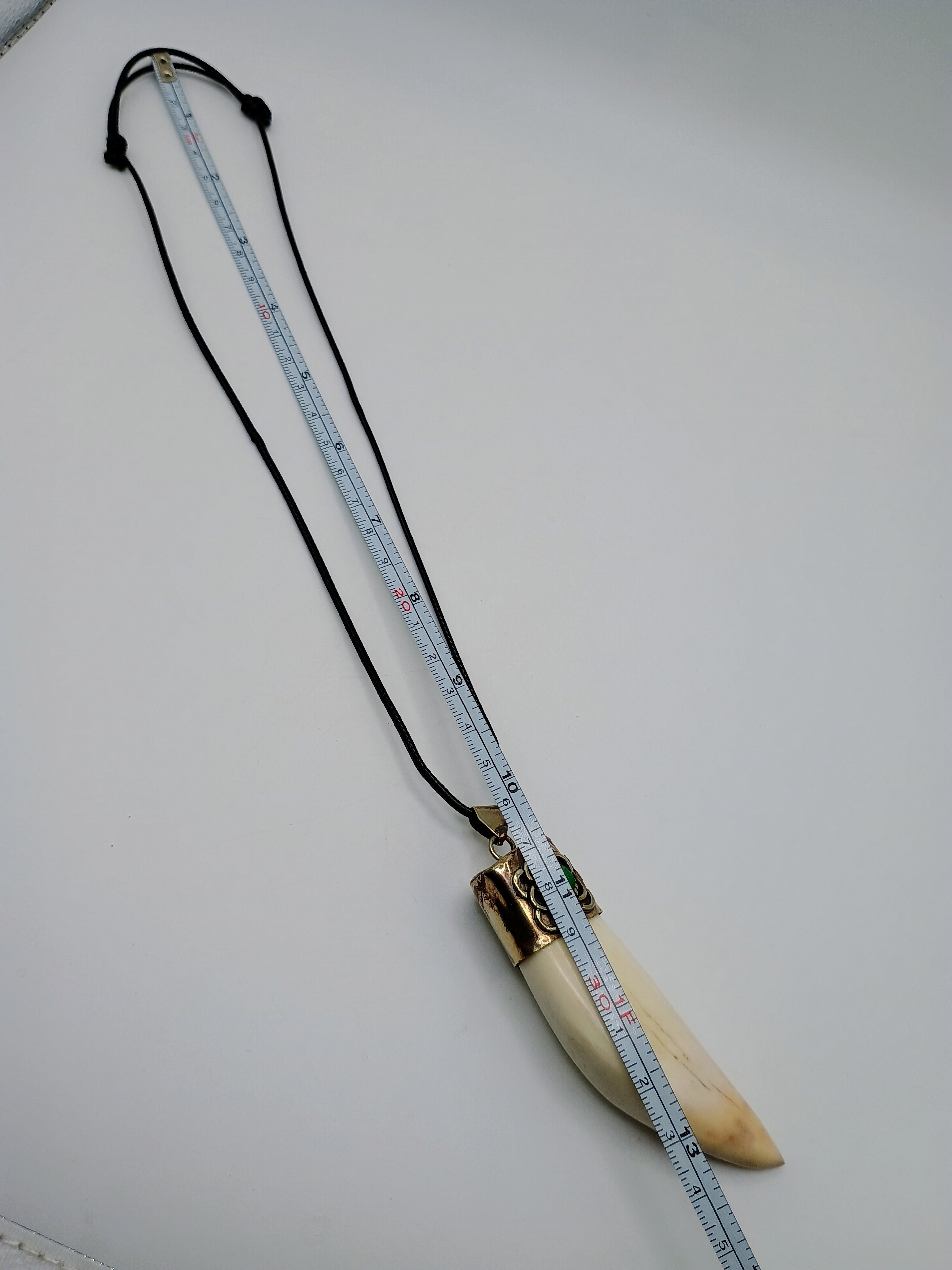 Handmade Macrame Sea Lion Tooth Amulet Necklace