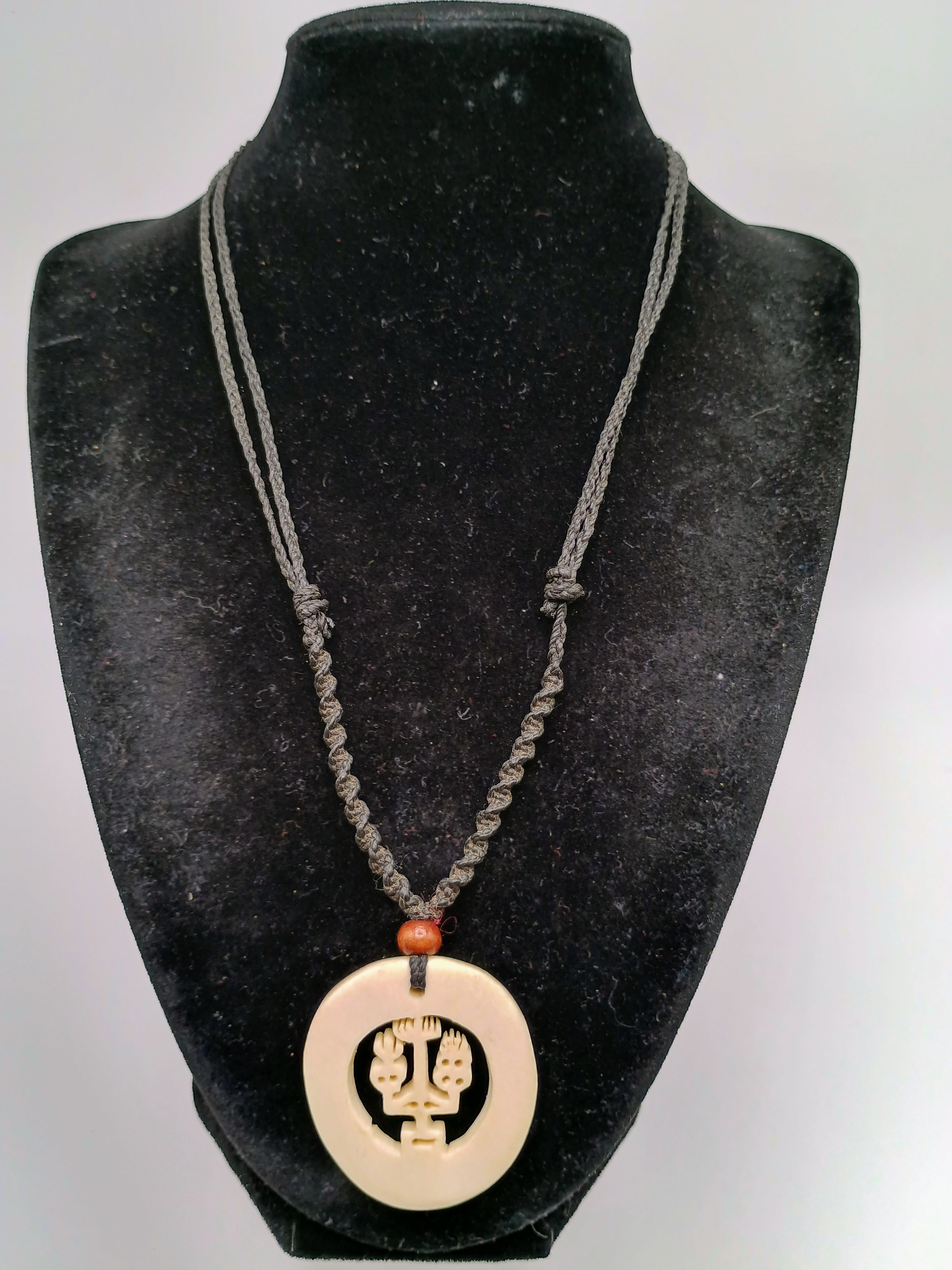 Handmade Macrame Necklace Pendant Inspired
